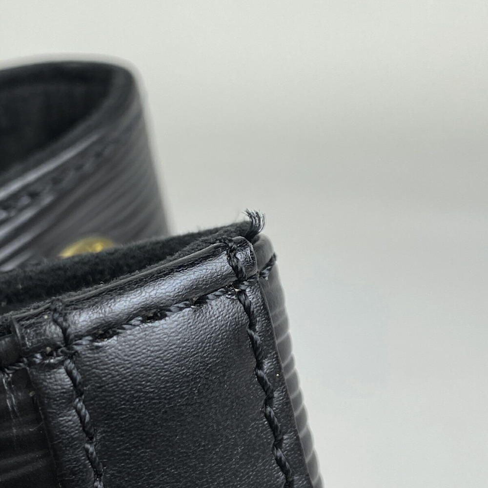 Louis Vuitton Shoulder Drawstring Bag Epi Noir Black - Picture 3 of 6